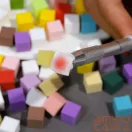 Fehér Mini Szivacskocka – Ombre És Festési Technikákhoz - 50 Db