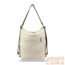 Zellia Női Válltáska/Hátizsáká Alakítható 22199 Beige-Arany - Groove -