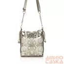 Zellia Női Oldaltáska 25096 Arany-Beige - Brw -