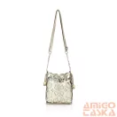 Zellia Női Oldaltáska 25096 Arany-Beige - Brw -