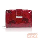 Jennifer Jones Női Bőr Pénztárca 5198-14 Piros -Pillangós