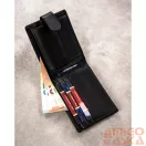 Peterson Férfi Bőr Pénztárca Szett + Kulcstartóval R-Set-M-N003L-Gvt-2395Black