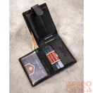 Peterson Férfi Bőr Pénztárca Szett + Kulcstartóval R-Set-M-N003L-Gvt-2395Black