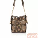 Zellia Női Oldaltáska 25096 Bronz-Taupe