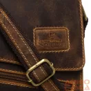 Peterson férfi bőr oldaltáska 5842-TMH-4862 Tan – Barna