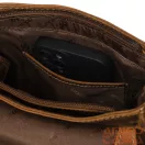 Peterson férfi bőr oldaltáska 5842-TMH-4862 Tan – Barna