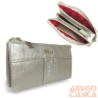 Zellia Női Pénztárca Hz-127 Light Gold - Világos Arany