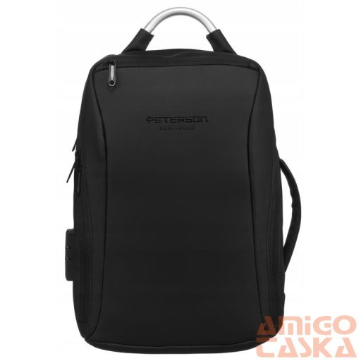Peterson Hátizsák - Ptn 2304-2665 Black - Fekete - 44,5 X 28 X 14,5 Cm -
