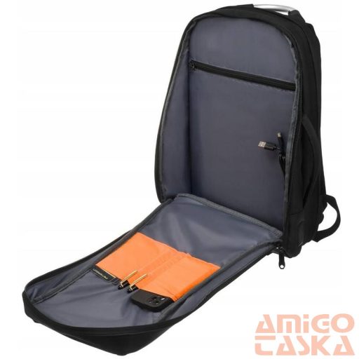 Peterson Hátizsák - Ptn 2304-2665 Black - Fekete - 44,5 X 28 X 14,5 Cm -