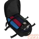 Peterson Hátizsák - Kézipoggyász -  Ptn Bielik-6491 Black - Fekete - 40 X 25 X 20 Cm -