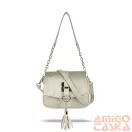 Zellia Női Oldaltáska 25203 Beige-Arany - Brw -