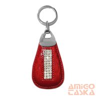 Bőr Kulcstartó Brelok-Cry-Sh-3722 Red