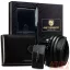 Peterson Férfi Bőr Szett Pénztárca & Automata Őv Ptn N992L-125-K01-Bw-7140 Black