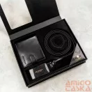 Peterson Férfi Bőr Szett Pénztárca & Automata Őv Ptn N992L-125-K01-Bw-7140 Black