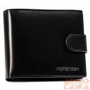 Peterson Férfi Bőr Szett Pénztárca & Automata Őv Ptn N992L-125-K01-Bw-7140 Black