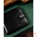 Peterson Férfi Bőr Szett Pénztárca & Automata Őv Ptn N992L-125-K01-Bw-7140 Black