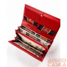 Peterson Női Bőr Pénztárca 42100-Saf-7266 Red - Piros