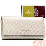 Peterson Női Bőr Pénztárca Ptn 42122-Sbr-7297 Beige