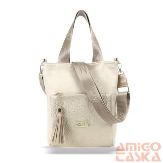   Zellia Női Válltáska/Kézitáska 17095 Beige-Arany - Strus -