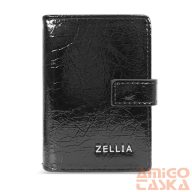   Zellia Női Kártyatartó Hz-128 D266 - 4001 - Black - Fekete Lakk