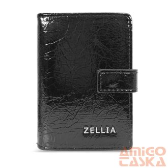   Zellia Női Kártyatartó Hz-128 D266 - 4001 - Black - Fekete Lakk