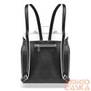 Zellia Női Hátizsák 16010 Fekete-Ezüst