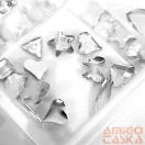 Körömdíszítő Kő - Box - Clear Több méret - Forma kővel - Go2680-148 -