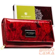 Peterson Női Bőr Pénztárca Ptn Ph28-1-Dbf-5716 Red