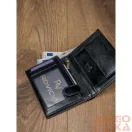 Férfi Bőr Pénztárca N4-Rvt Black