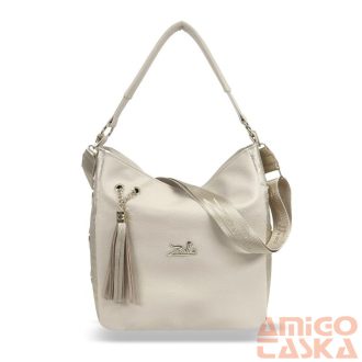 Zellia Női Válltáska 24151 Beige-Arany - Ch -