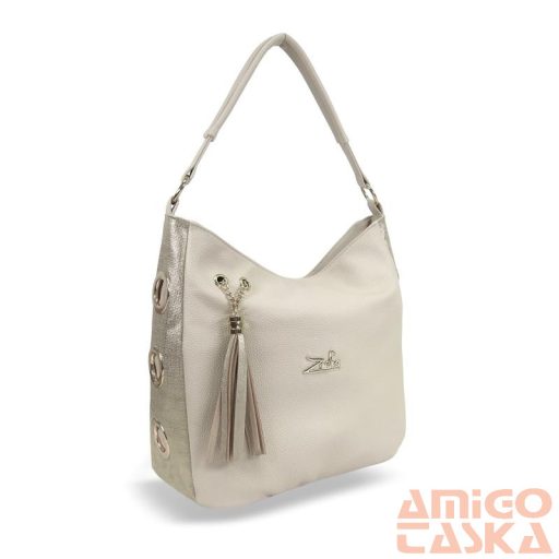 Zellia Női Válltáska 24151 Beige-Arany - Ch -