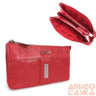 Zellia Női Pénztárca Hz-127 Y572 - 2180Df - Piros