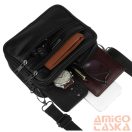 Rovicky Férfi Bőr Oldaltáska R-13222-1938 Black