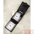 Peterson Férfi Bőr Pénztárca N992L-P-Pdm-Bl 7603  Black - Fekete