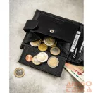 Peterson Férfi Bőr Pénztárca N992L-P-Pdm-Bl 7603  Black - Fekete