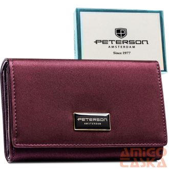   Peterson Női Pénztárca - Echo És Természetes Bőr Ptn Ps112-Hnl-2920 Purple