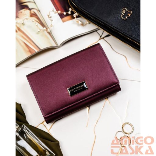 Peterson Női Pénztárca - Echo És Természetes Bőr Ptn Ps112-Hnl-2920 Purple