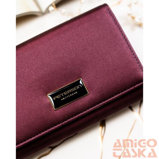 Peterson Női Pénztárca - Echo És Természetes Bőr Ptn Ps112-Hnl-2920 Purple