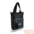 Zellia Női Válltáska/Kézitáska 17095 Fekete-Grafit - Groove -