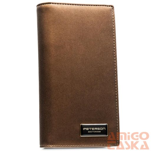 Peterson Női Pénztárca - Echo És Természetes Bőr Ptn Ps1431-Hnl-2852 Brown