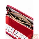 Rovicky Női Pénztárca - Echo És Természetes Bőr Rpn-25-Rsp-5890 Red - Piros 