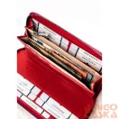 Rovicky Női Pénztárca - Echo És Természetes Bőr Rpn-25-Rsp-5890 Red - Piros 