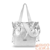 Zellia Női Válltáska 24112 Ezüst-Fehér - Monaco-Holo -