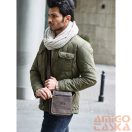 Férfi Bőr Oldaltáska 251-Mh Barna