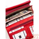 Rovicky Női Pénztárca - Echo És Természetes Bőr Rpn-28-Rsp-5913 Red - Piros