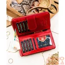 Peterson Női Pénztárca - Echo És Természetes Bőr Ptn Ps116-Hnl-2784 Red