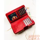 Peterson Női Pénztárca - Echo És Természetes Bőr Ptn Ps116-Hnl-2784 Red