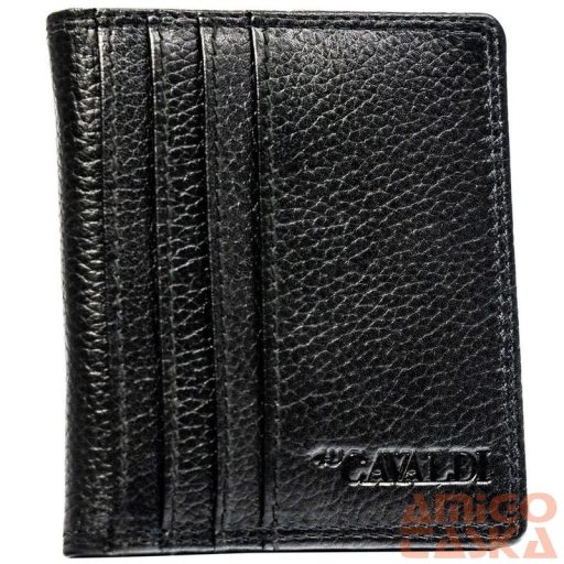 Cavaldi Bőr Kártyatartó Cw1015-Ndm-0865 Black - Fekete