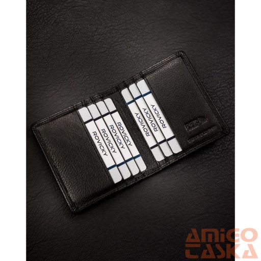 Cavaldi Bőr Kártyatartó Cw1015-Ndm-0865 Black - Fekete