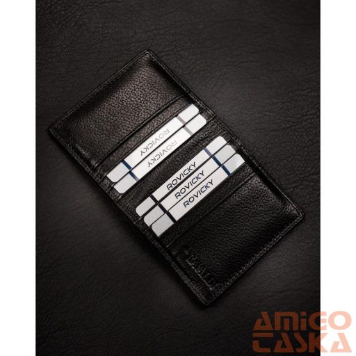Cavaldi Bőr Kártyatartó Cw1015-Ndm-0865 Black - Fekete